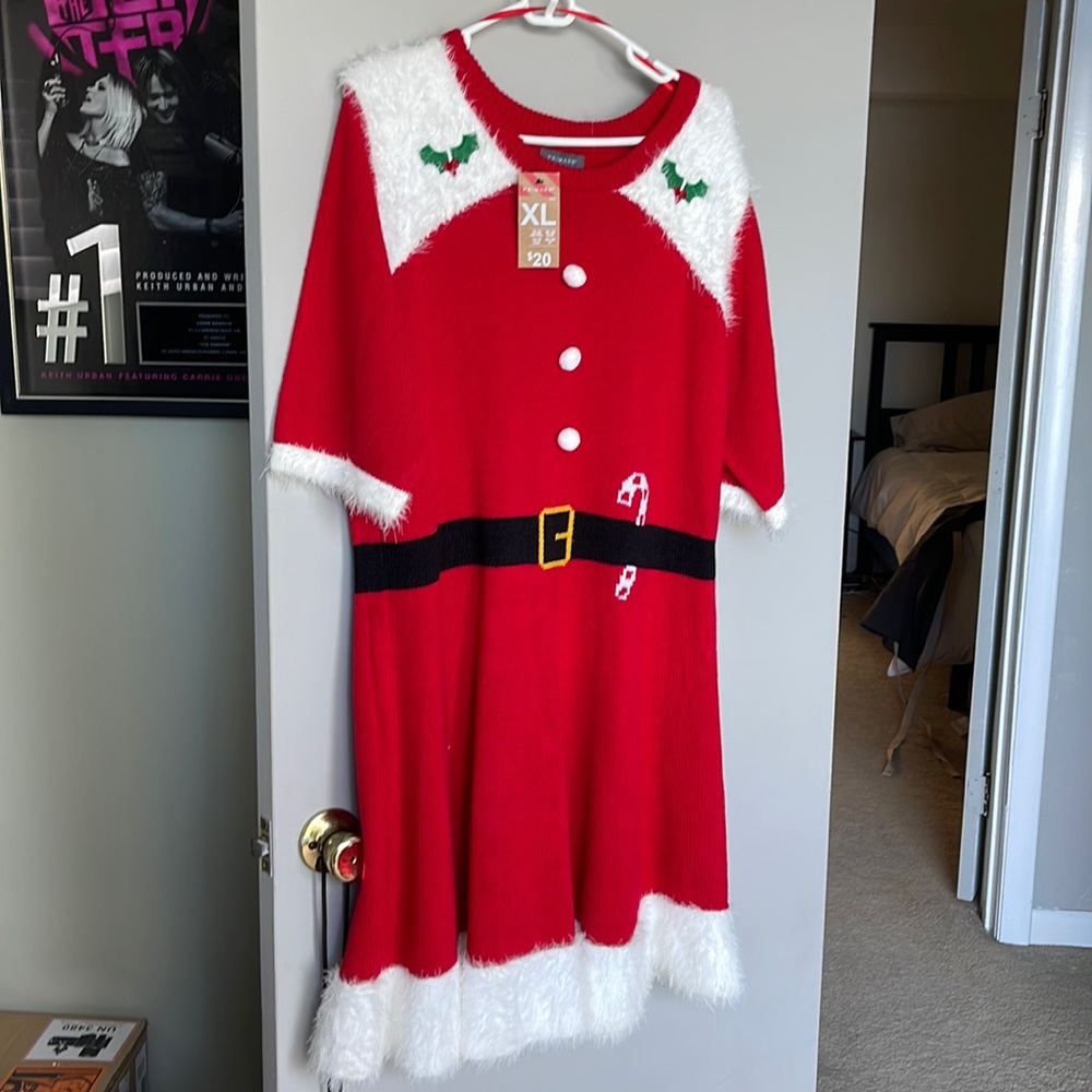 Primark Santa’s Helper knit dress, XL